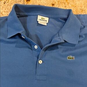 Lacoste Men's Blue Polo Shirt size 8